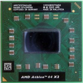    AMD Athlon 64 X2 TK-57 AMDTK57HAX4DM Soket Socket S1 (S1g1) 1.9 Tyler. 